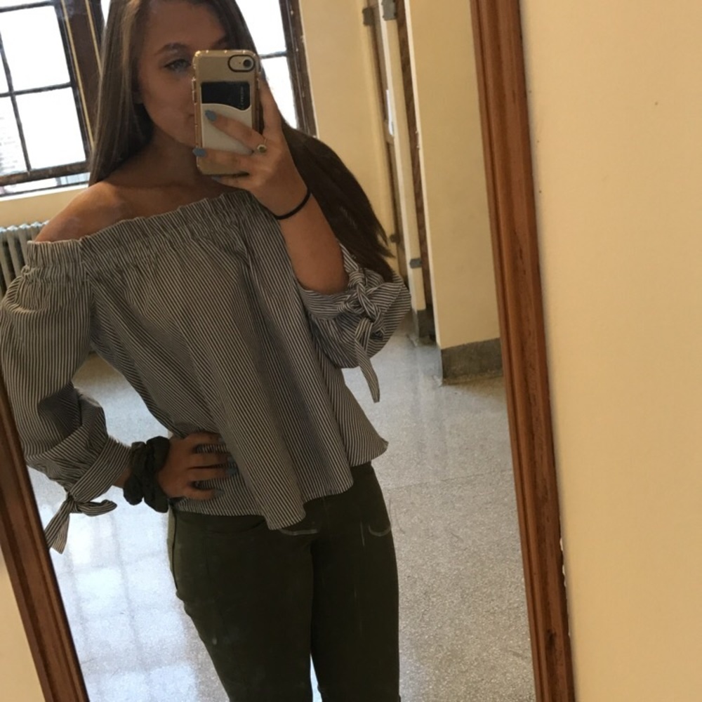 Off the shoulder blouse